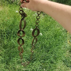 🔥 Fossil Chain Link Jewelry Set - Vintage Style Statement Pieces